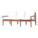 Svend Age Eriksen three-seat sofa in teak Glostrup Denmark 1960