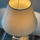 Vintage lamp in travertine and bronze 70s