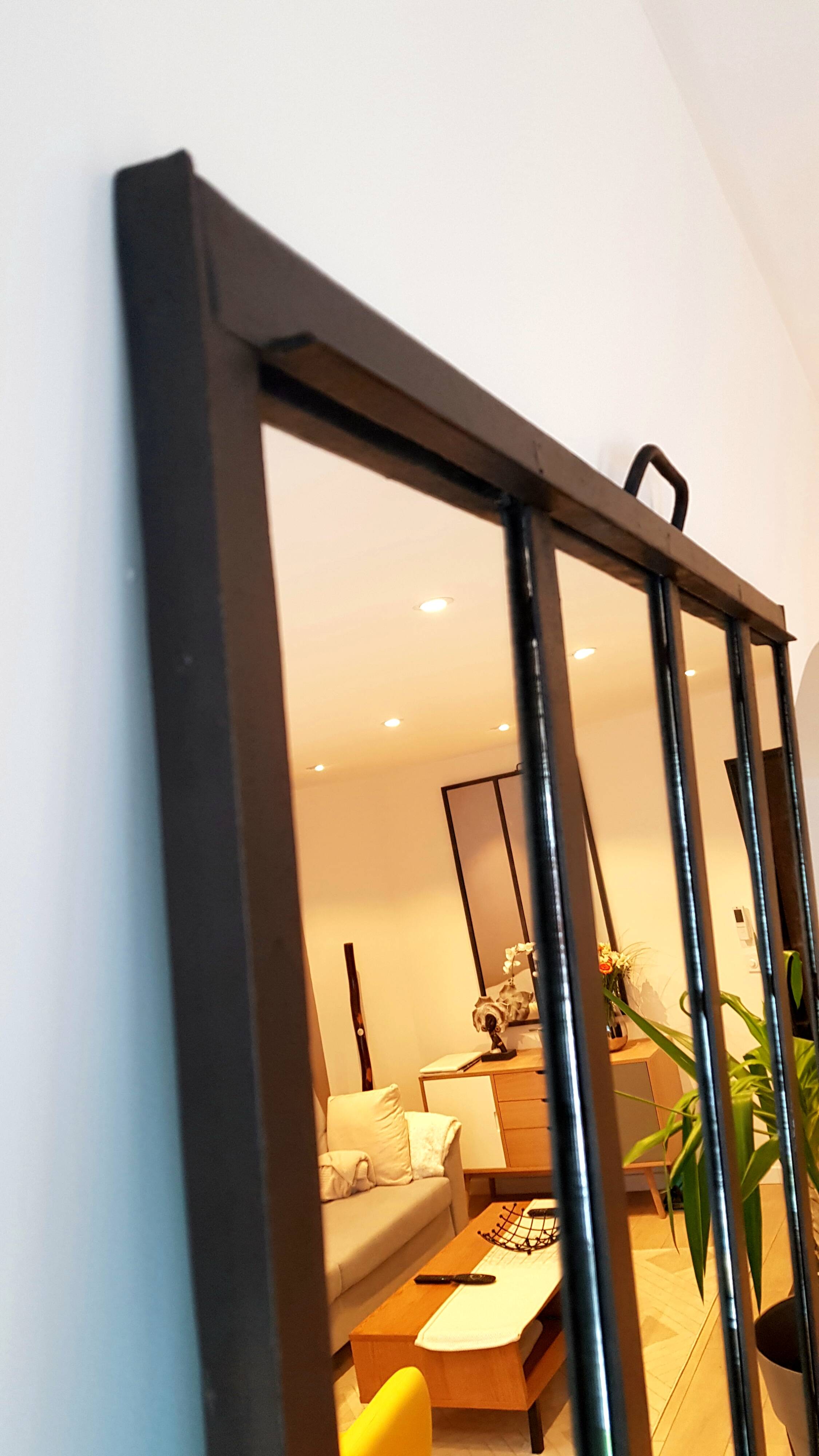 1930s workshop canopy mirror