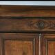 Directoire period wardrobe in solid walnut.