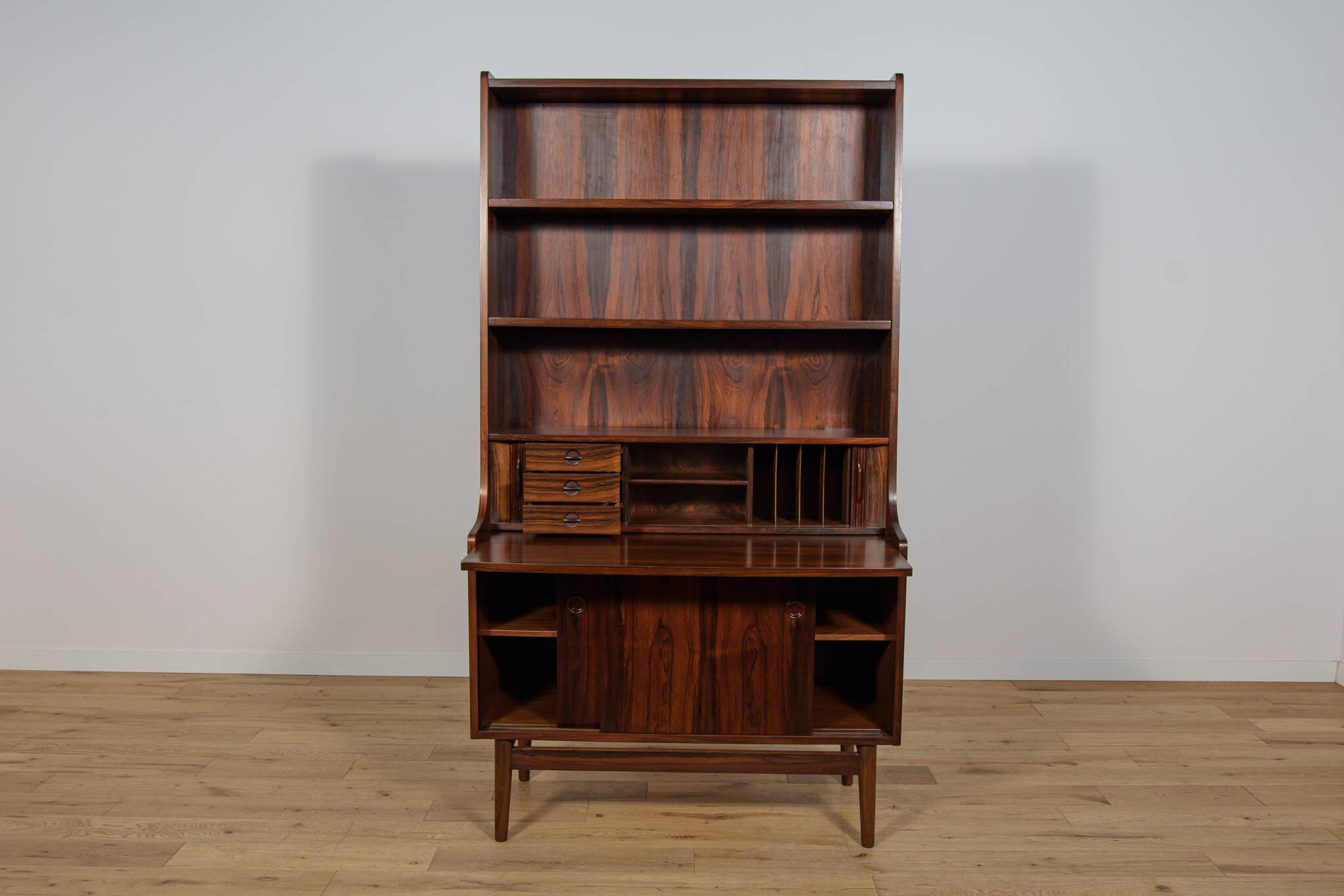 Mid-Century Rosewood Shelf by Johannes Sorth for Bornholm, Denmark, 1960s