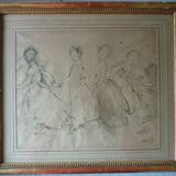 Dance, Lithograph numbered 29/240 after NAUDIN