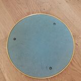 Gold round mirror top