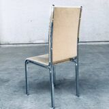 Italian Hollywood Regency Style Modernist Dining Chairs, 1970s, Set of 6