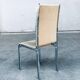 Italian Hollywood Regency Style Modernist Dining Chairs, 1970s, Set of 6