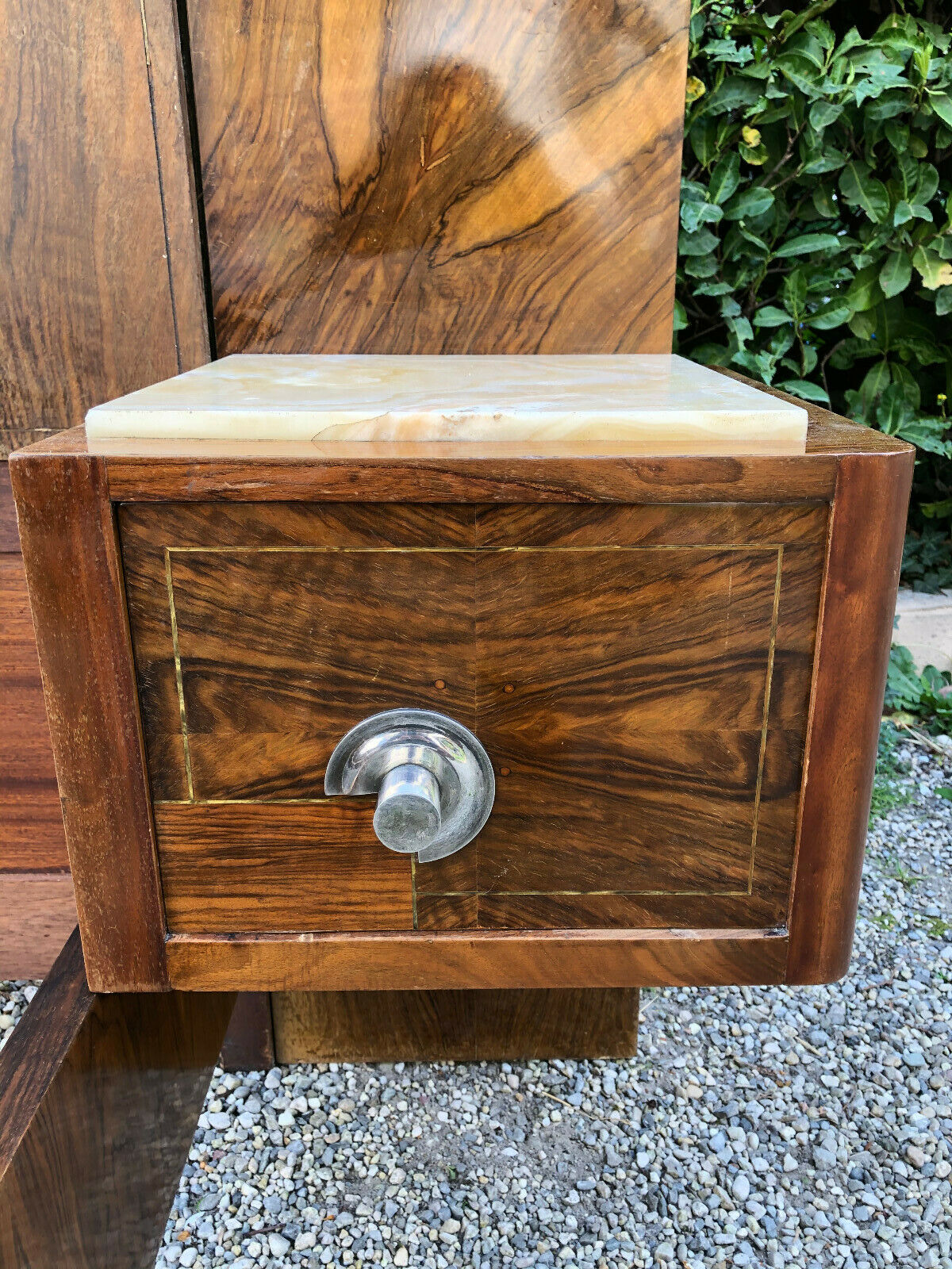 Art Deco bed by André Sornay