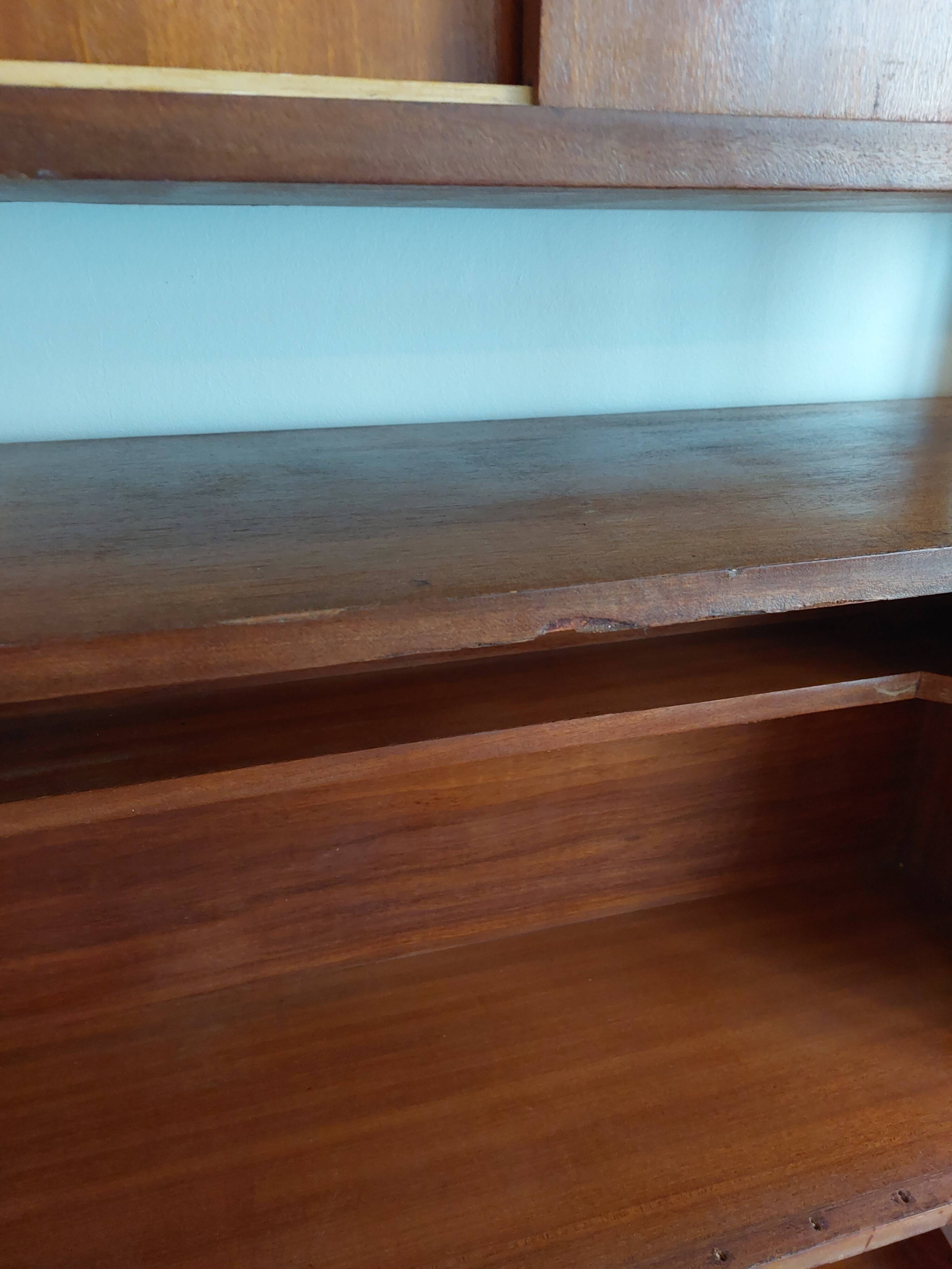 Vintage teak library