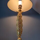 Cazenove lamp in gilded bronze