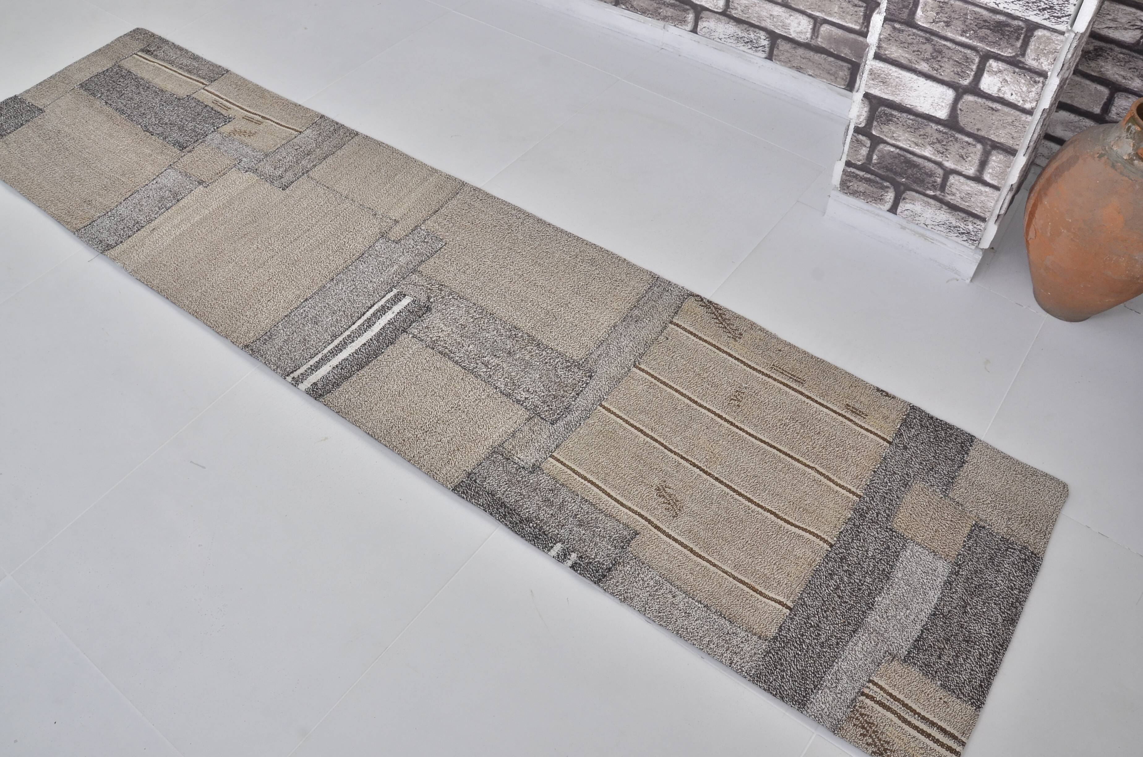 Vintage Turkish Oushak Kilim Runner sku3804