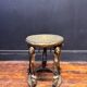African bronze stool – anthropomorphic figures – tribal art