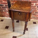 Pretty little Louis Philippe style side table / bedside table
