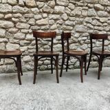 Ensemble table et 4 chaises bistrot