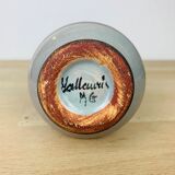 Michel gorgeon ceramic vase in vintage vallauris