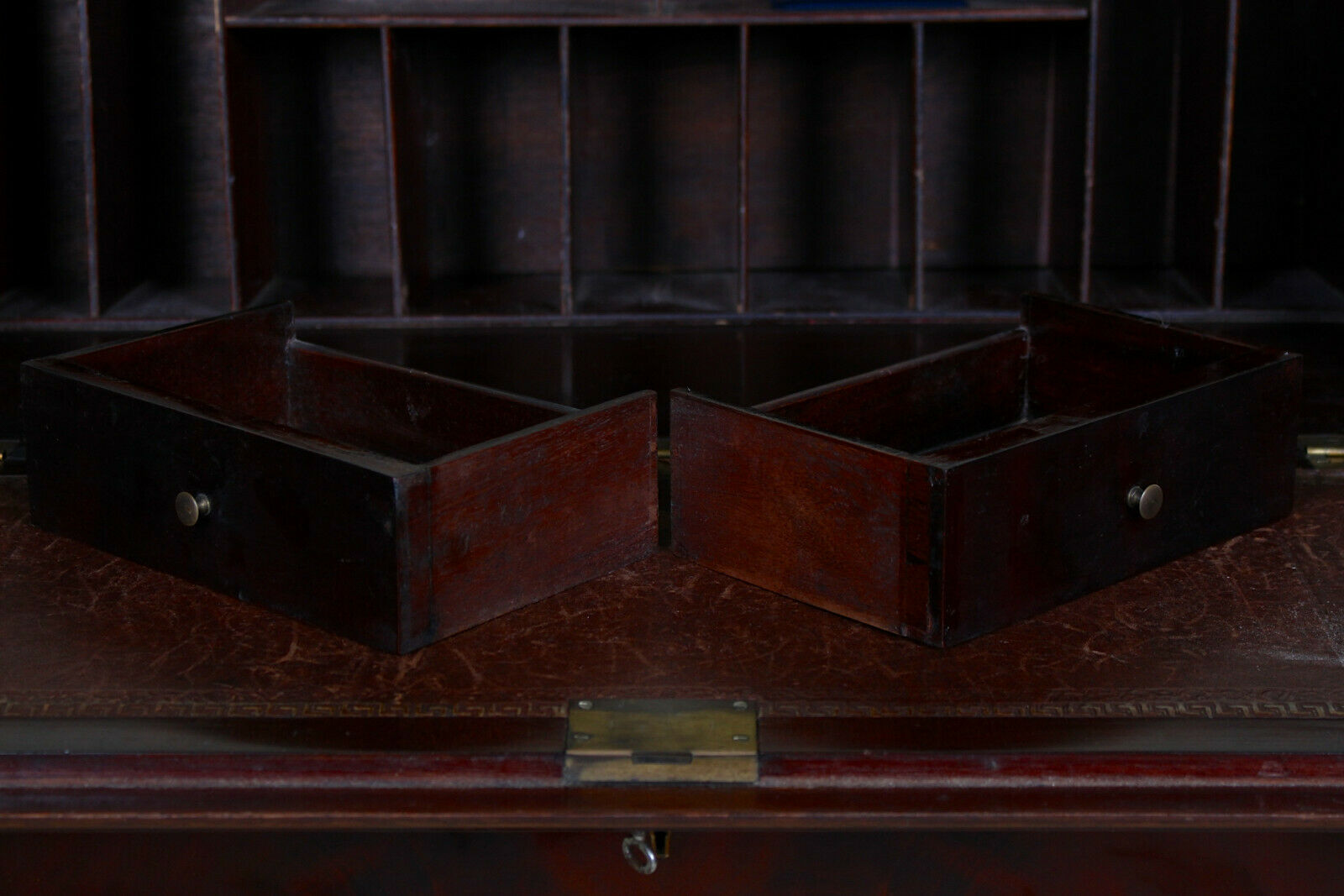 Edwardian mahogany desk