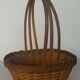 Panier triple anse osier vannerie