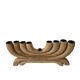 Scandinavian wooden chandelier with 8 branches