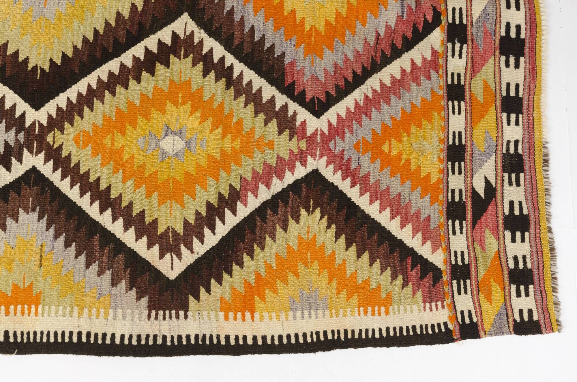 Vintage Anatolian Turkish Kilim Rug