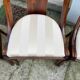 Suite de 4 chaises gondole style Empire