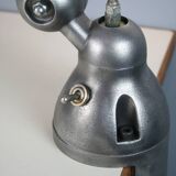 Jieldé desk lamp 2 arms 40cm industrial graphite vice Jean Louis Domecq vintage
