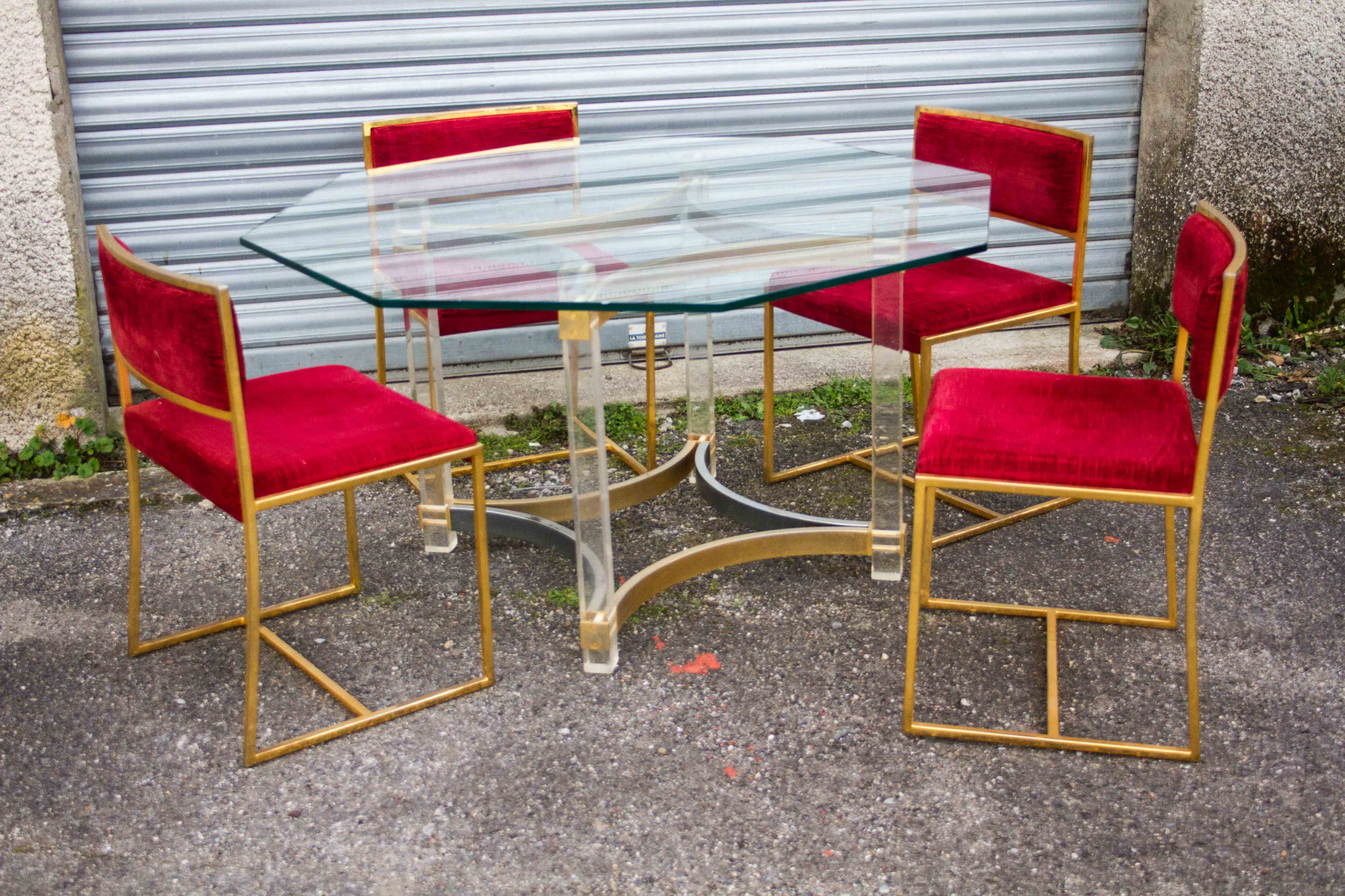 Alexandro albrizzi table with 4 chairs