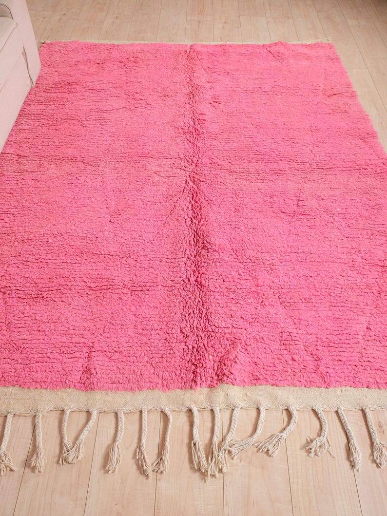 Handwoven natural wool rug 1.5/2.5 m