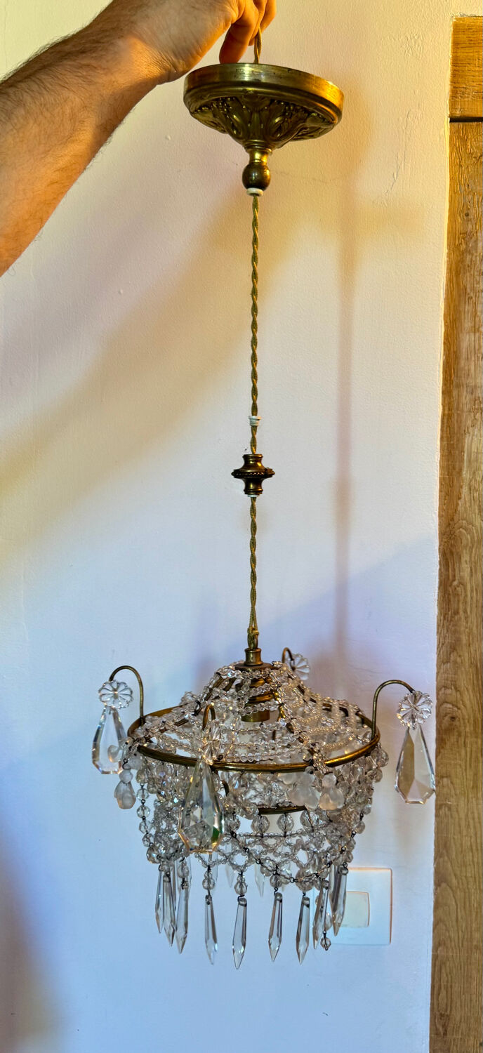 Antique chandelier from the 1930s
