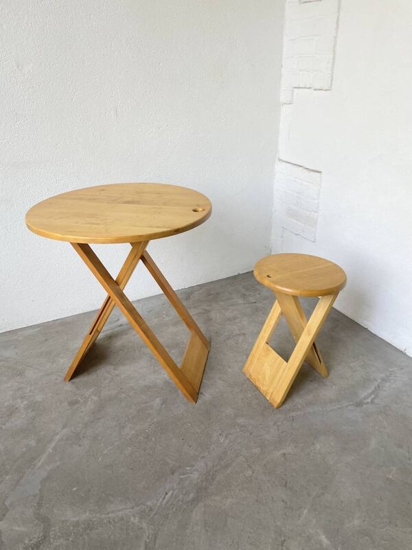 Ensemble de repas table et tabouret Adrian Reed