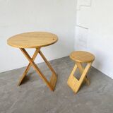 Adrian Reed Table and Stool Dining Set