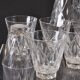 Lot de 8 verres à eaux ou digestif vintage en bon état