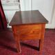 Tabouret coffre en bois