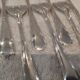 11 silver-plated oyster forks by Orbrille, 13.2cm