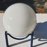 Lamp design metal and 70s glass