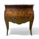 Curved jump commode in Louis XV style