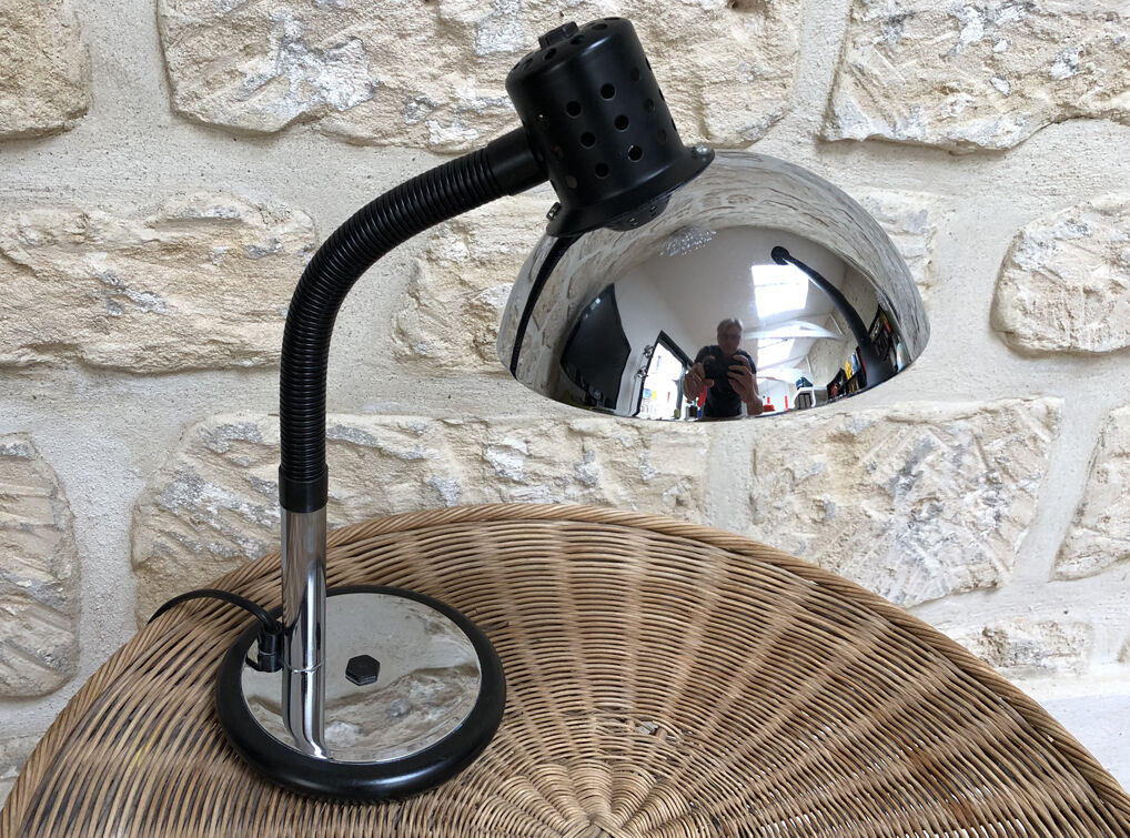Lampe vintage chromée