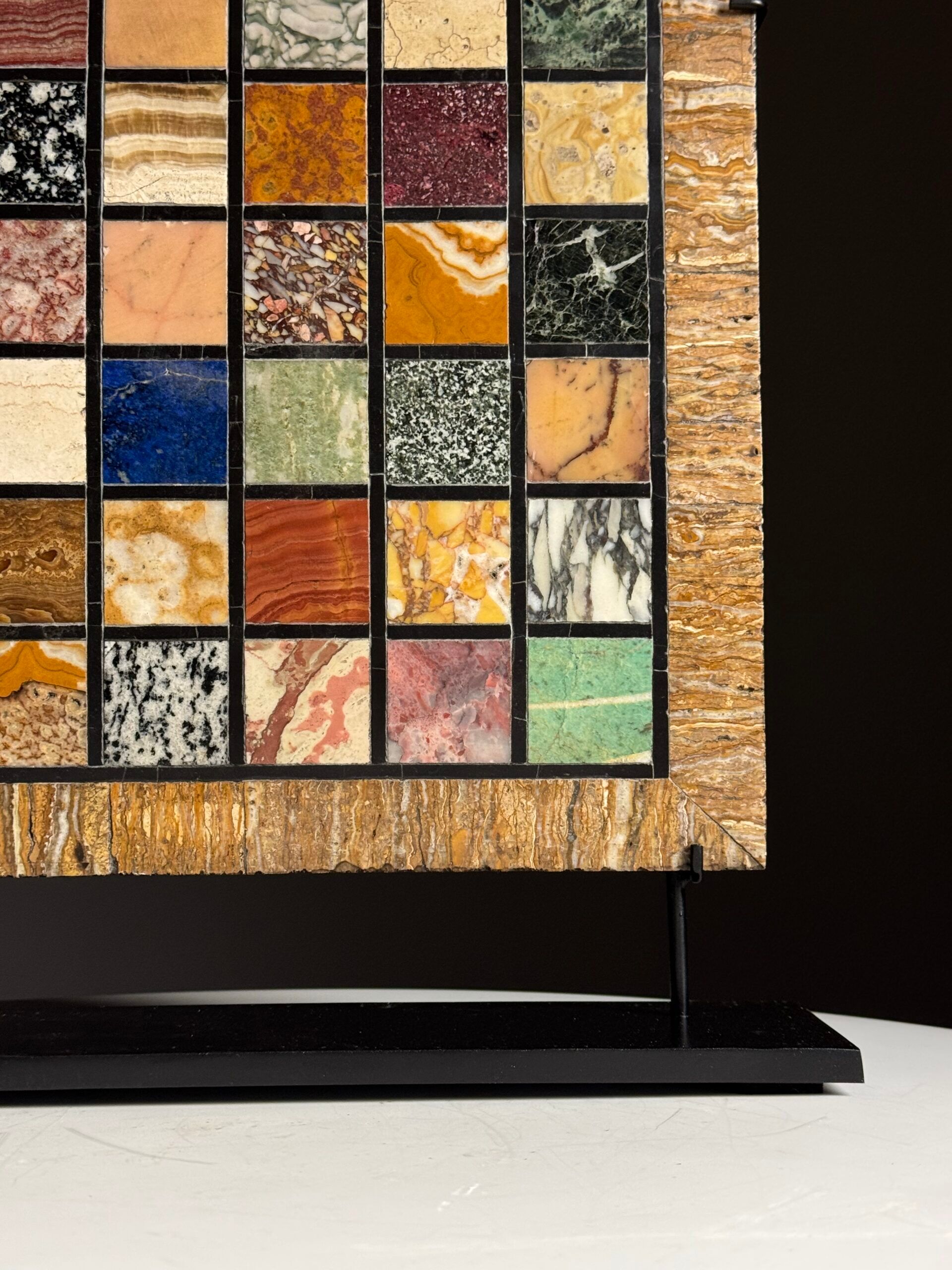Grand tour marble specimen tablet 19th century