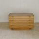 Solid elm three-drawer chest of drawers