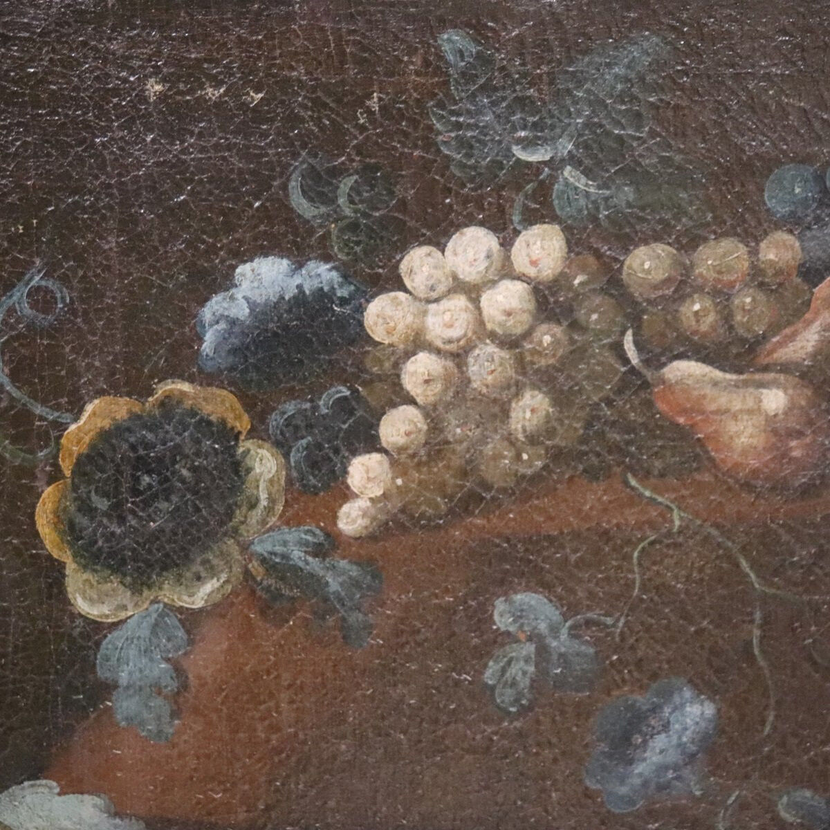 Oil painting on canvas, still life, Italy 18th century