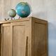 Vintage Parisian school cabinet tubular feet year 1950