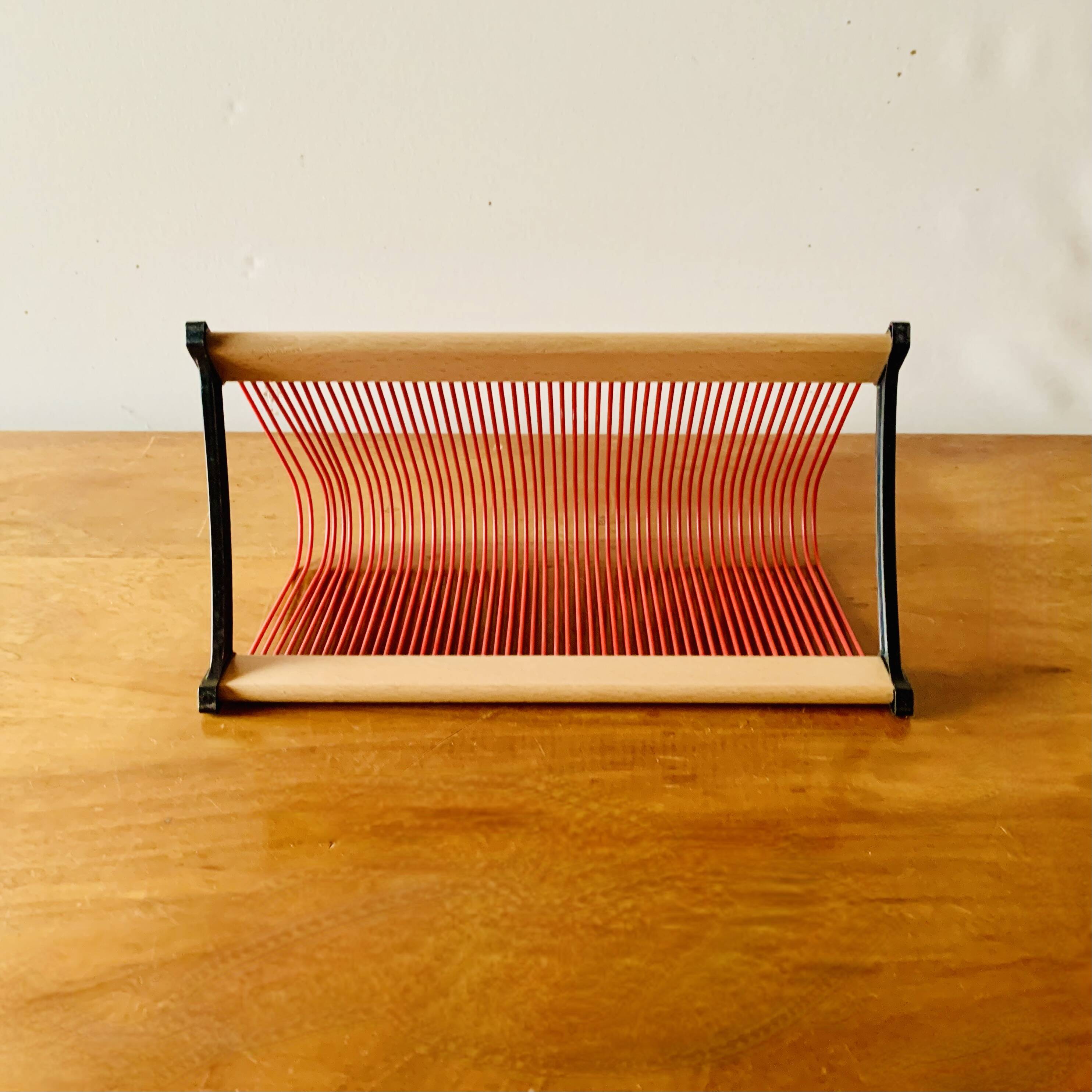 Plattofix vintage record holder for 50 vinyls