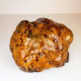 Exceptional large bowl in organic Swedish folk root, around 1960.