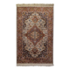 Handwoven Medallion Rug - With Flowers