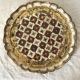 Round wooden tray Florentine -Italy