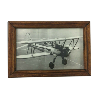 Photo old plane pt17 stearman