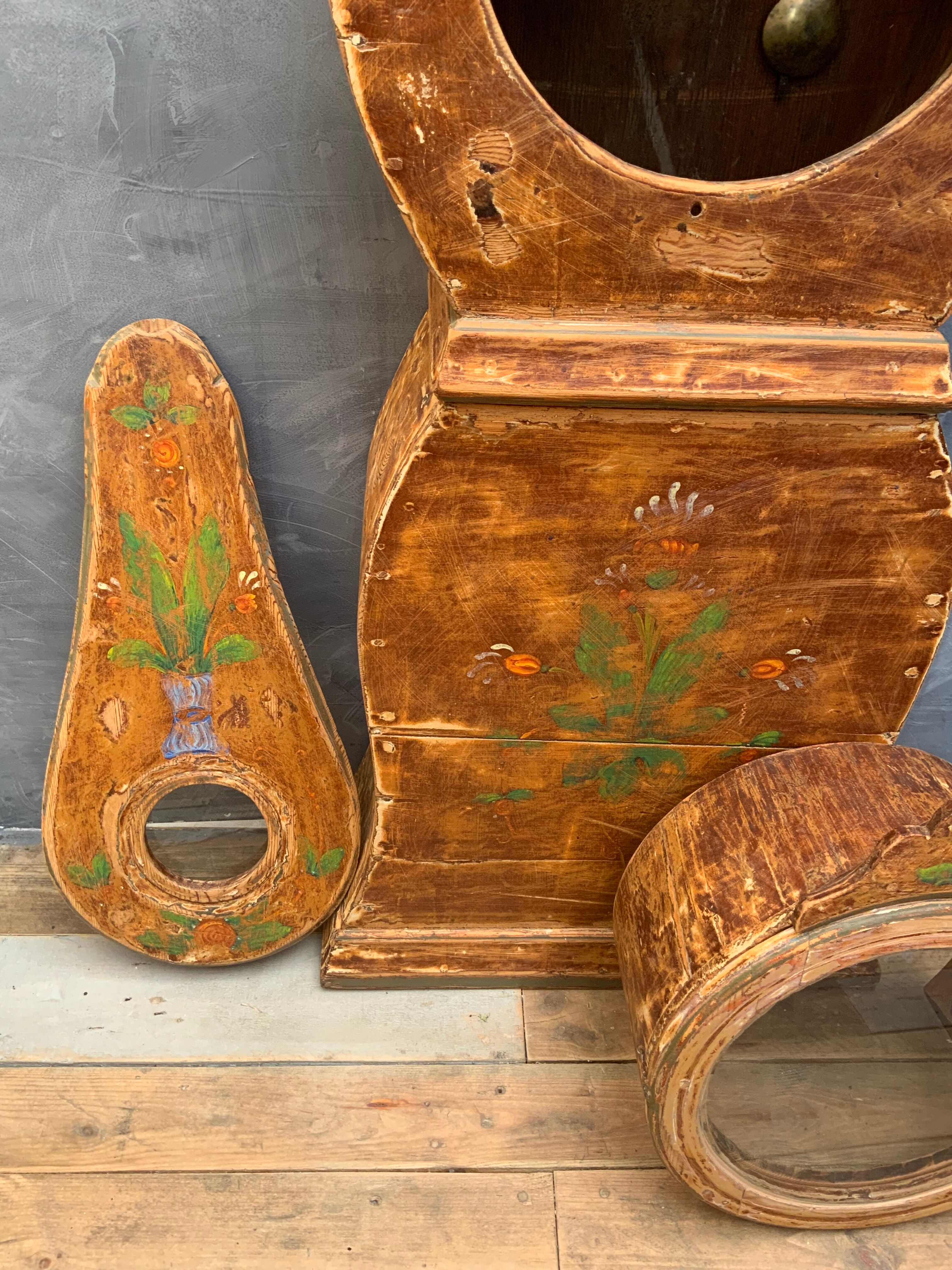 Antique swedish long case mora clock 1841