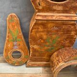 Antique swedish long case mora clock 1841