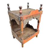 Ancien cabinet d'offrandes en teck birman