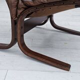 1970’s, Norwegian design, "Siesta" lounge chair by Ingmar Relling, leather, bentwood.