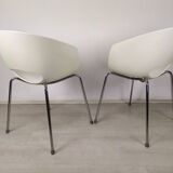 Paire de fauteuils sintesi orbite large