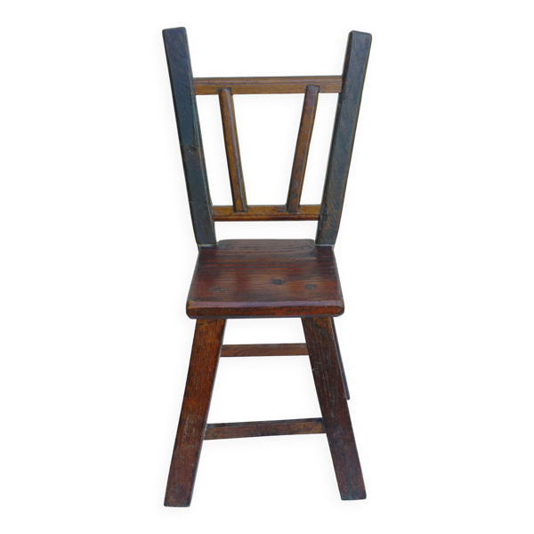 chaise enfant rustique