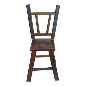 rustic children's chair